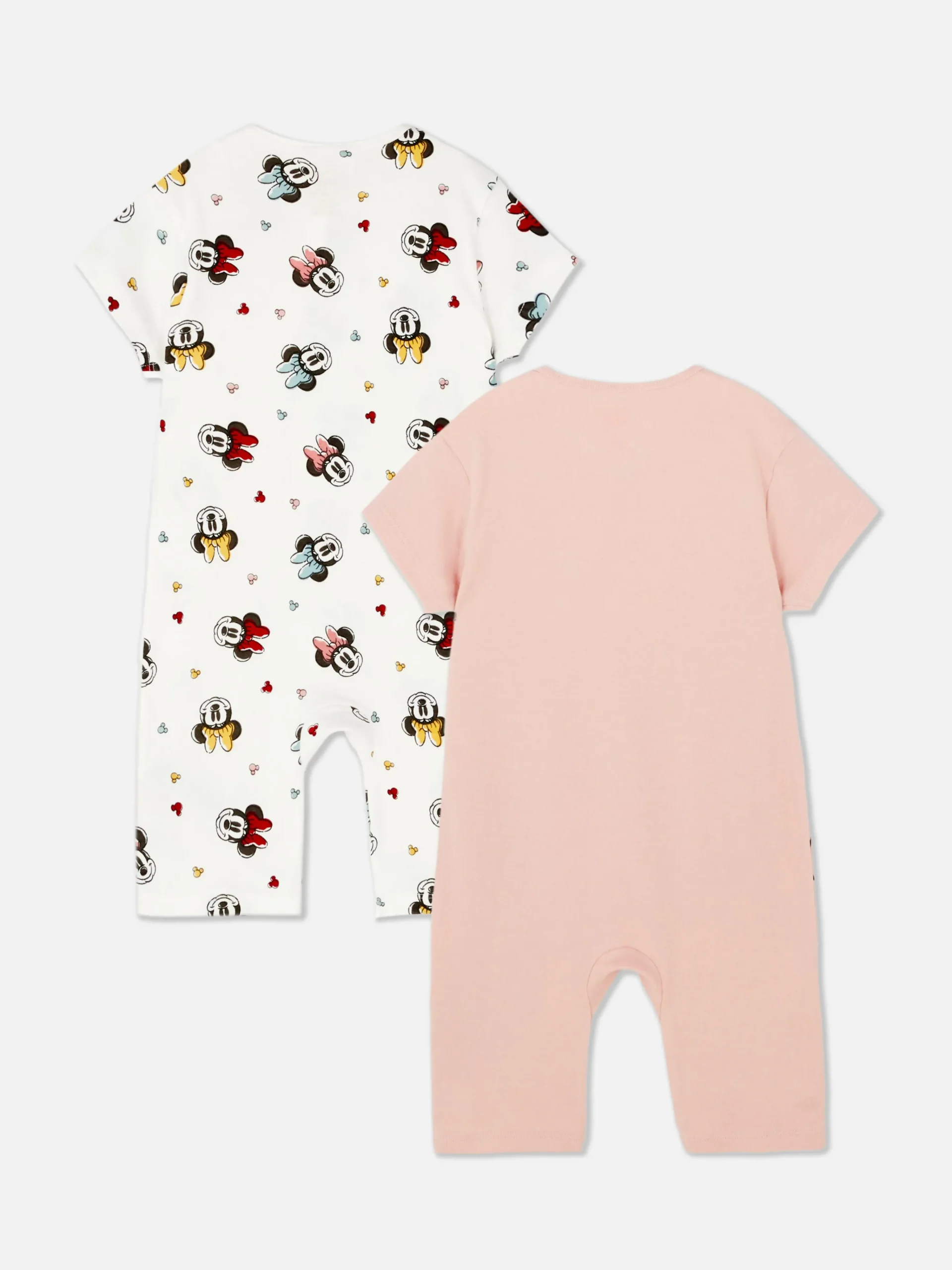 2-Pack Disney’s Minnie Mouse Zip Rompers|Primark Sale