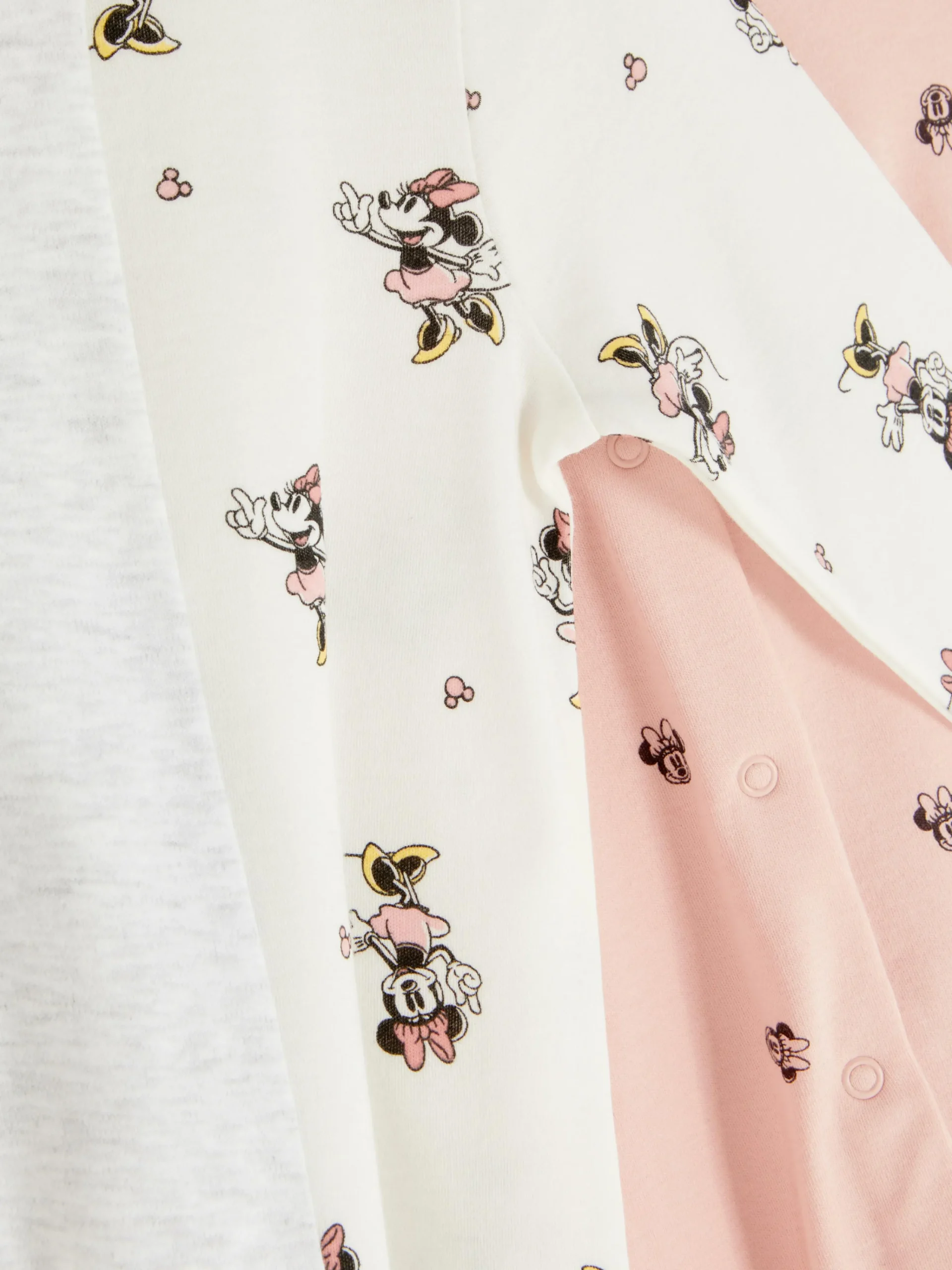 3-Pack Disney’s Minnie Mouse Printed Sleepers|Primark Clearance