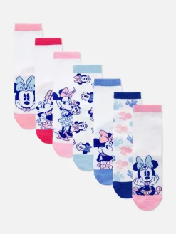 7-Pack Disney's Minnie Mouse Ankle Socks|Primark Discount