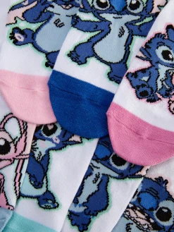 7-pack Disney’s Stitch And Angel Ankle Socks|Primark Online