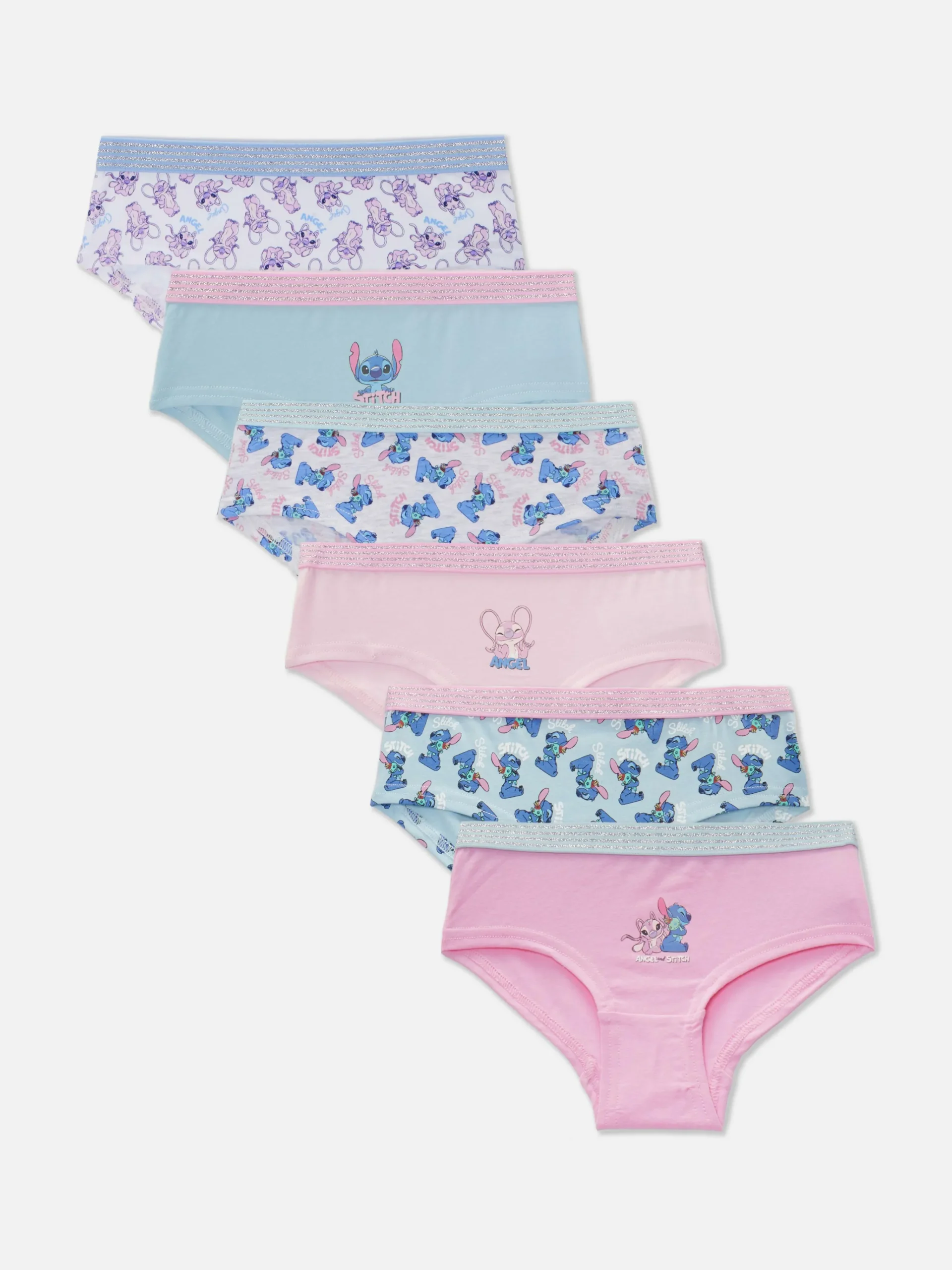6-Pack Disney’s Stitch Hipster Briefs|Primark Sale