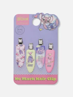 4-Pack Disney’s Stitch No Dent Hair Clips|Primark Outlet