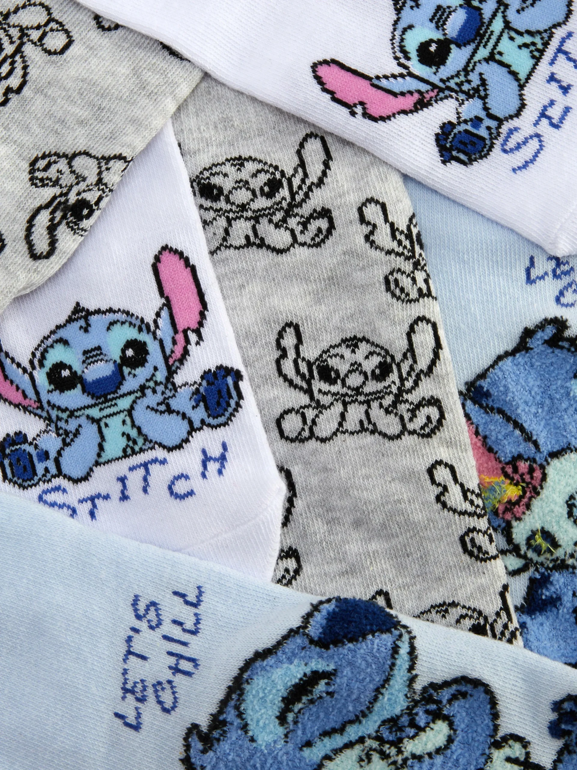 3-Pack Disney’s Stitch Sneaker Socks|Primark Discount