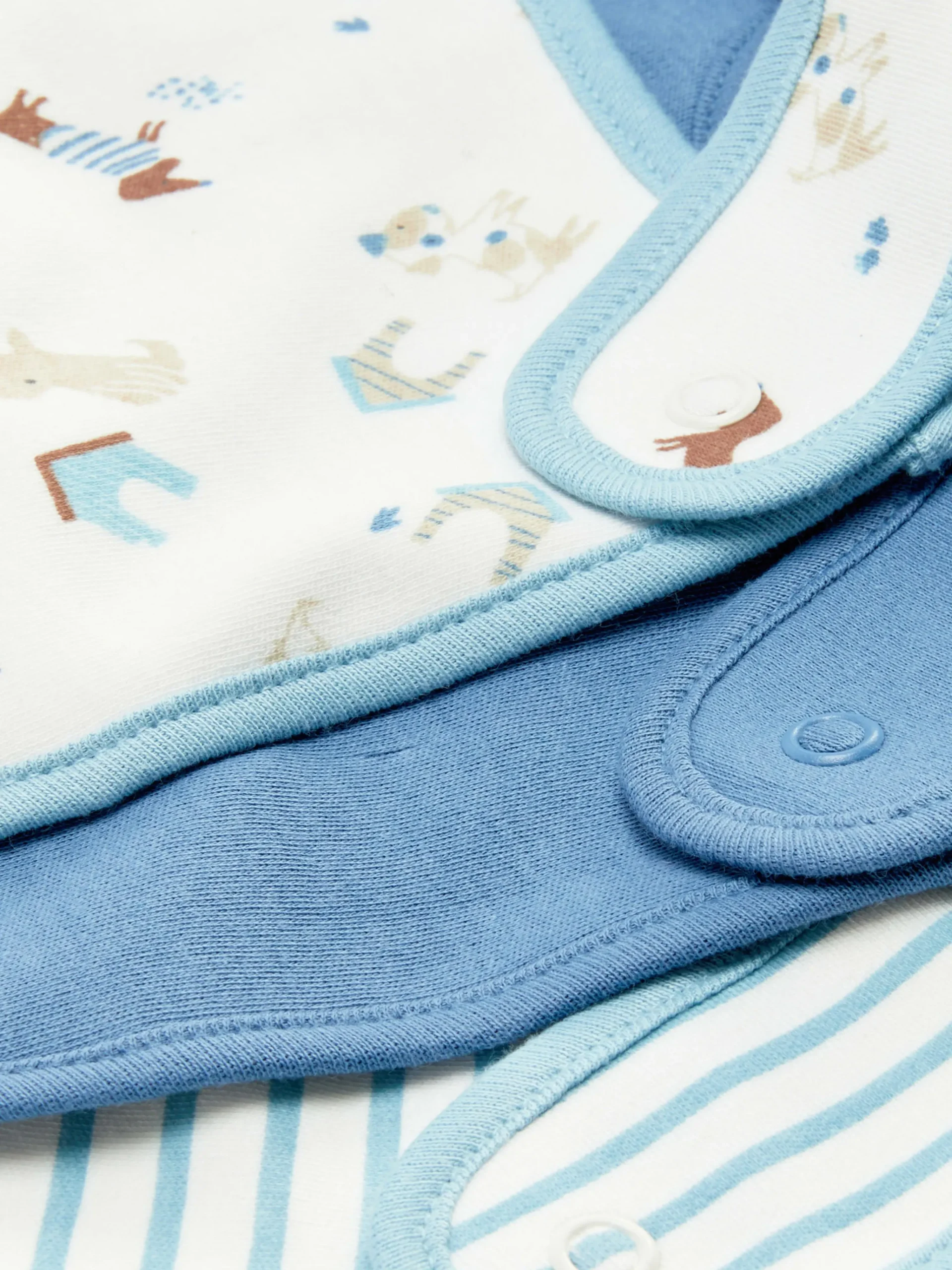 3-Pack Dribble Proof Bibs|Primark