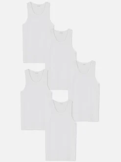 5-Pack Essential Vests|Primark Discount