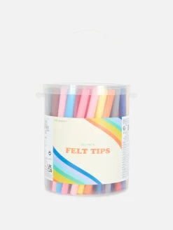 100-Pack Felt Tip Pens Tub|Primark Discount