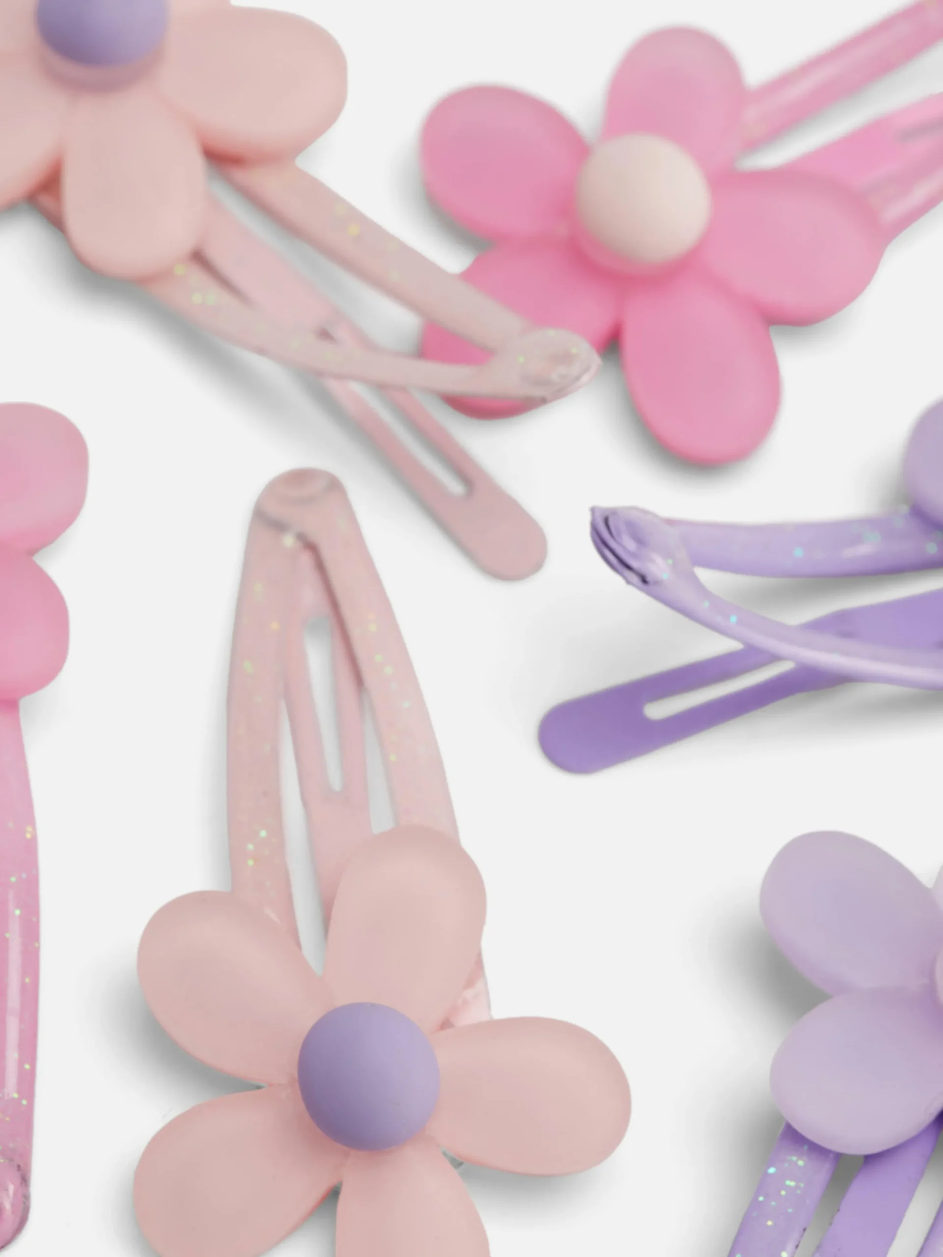6-Pack Flower Snap Hair Clips|Primark Best