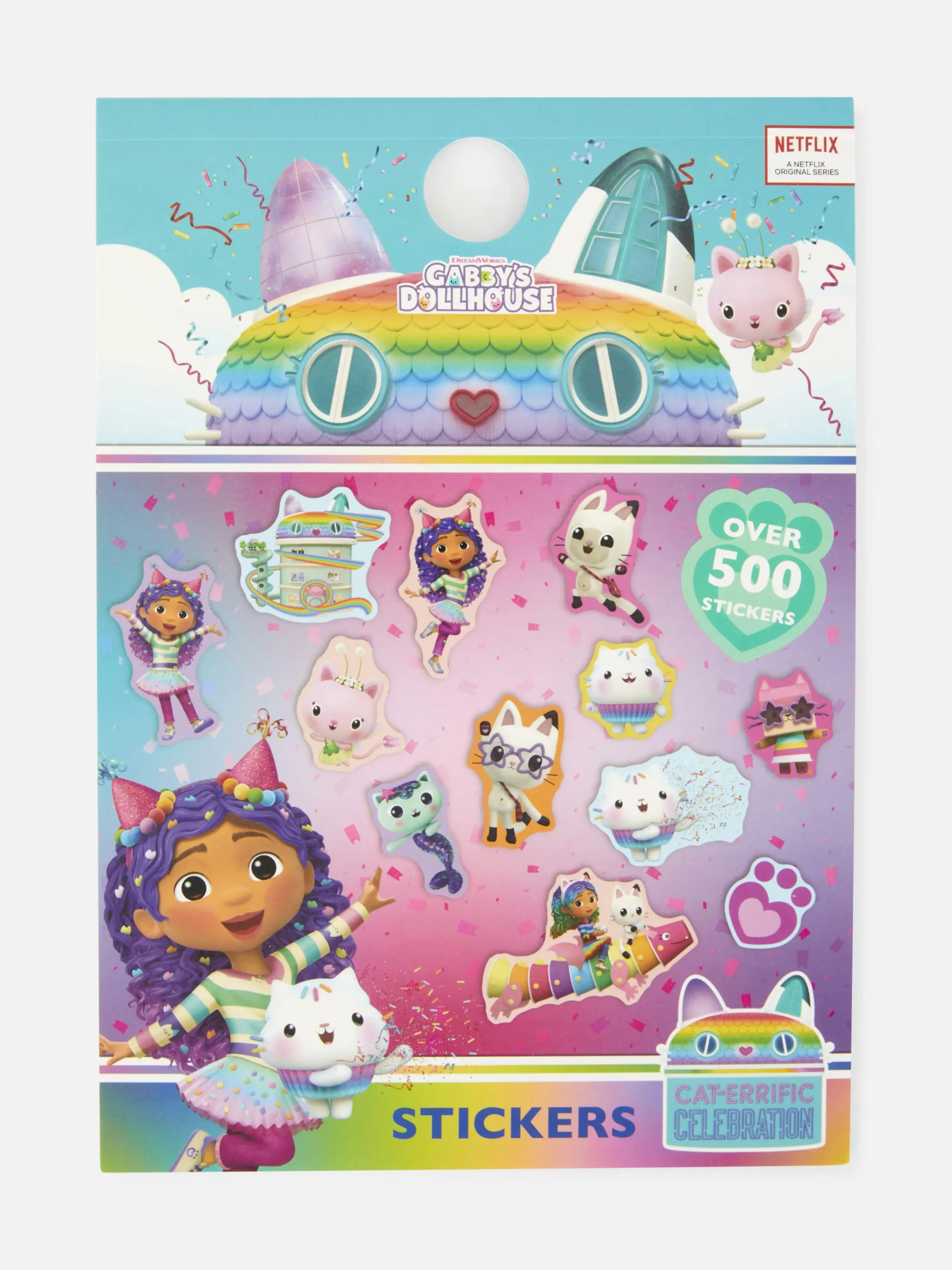 500-Pack Gabby’s Dollhouse Stickers|Primark Sale