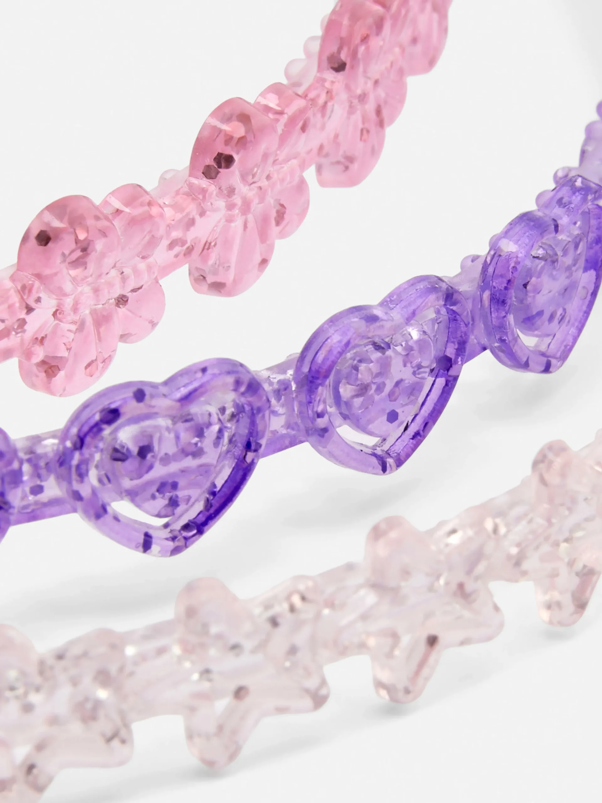 3-Pack Glitter Headbands|Primark Hot