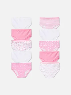 10-Pack Hearts And Stars Briefs|Primark Clearance