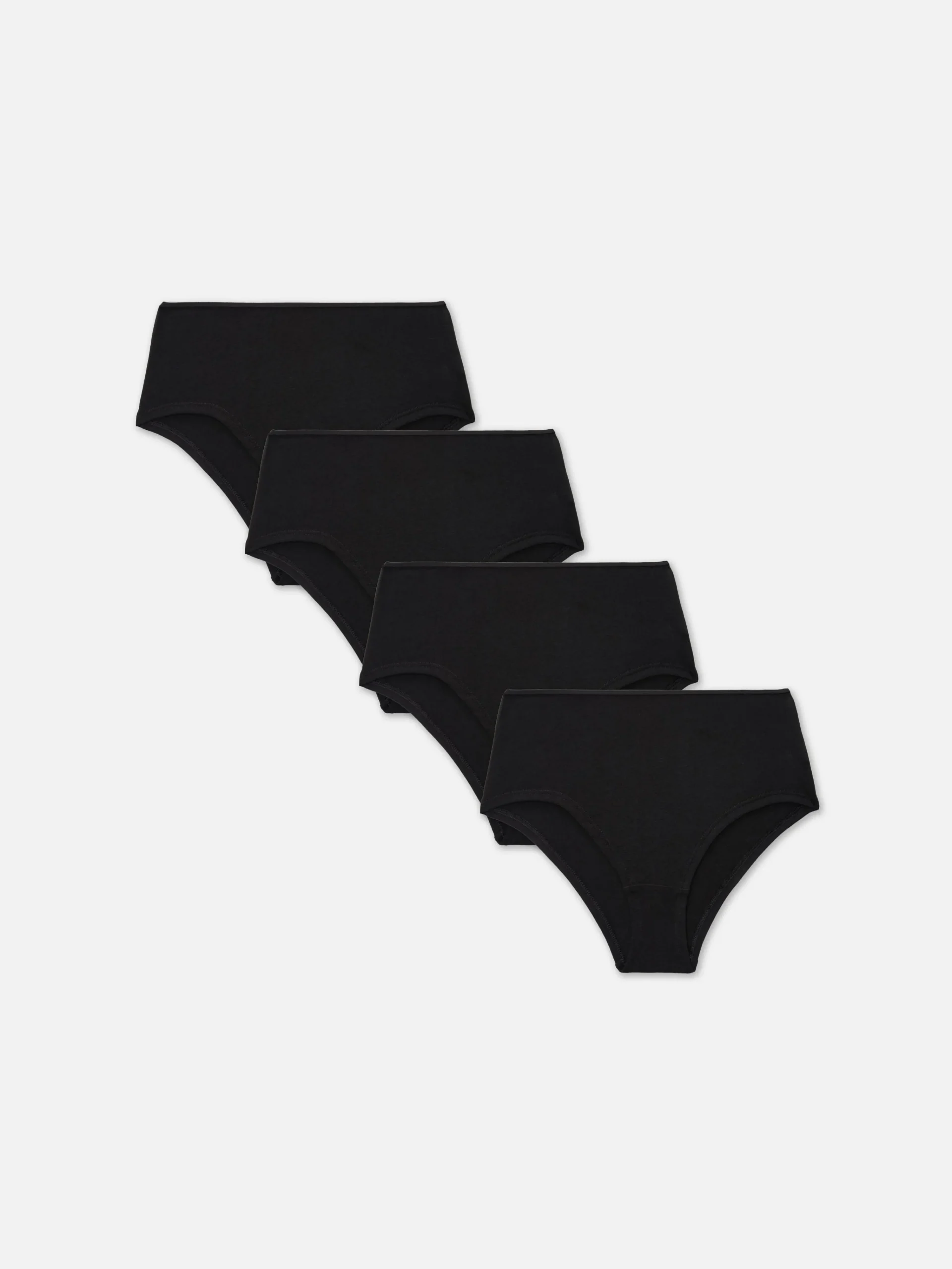 4-Pack High Waist Full Briefs|Primark New