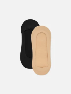 2-Pack Invisible Socks|Primark New