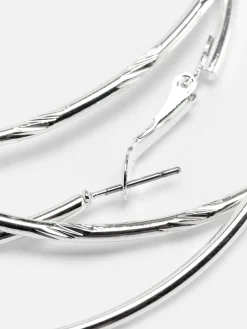 2-Pack Large Hoop Earrings|Primark Discount