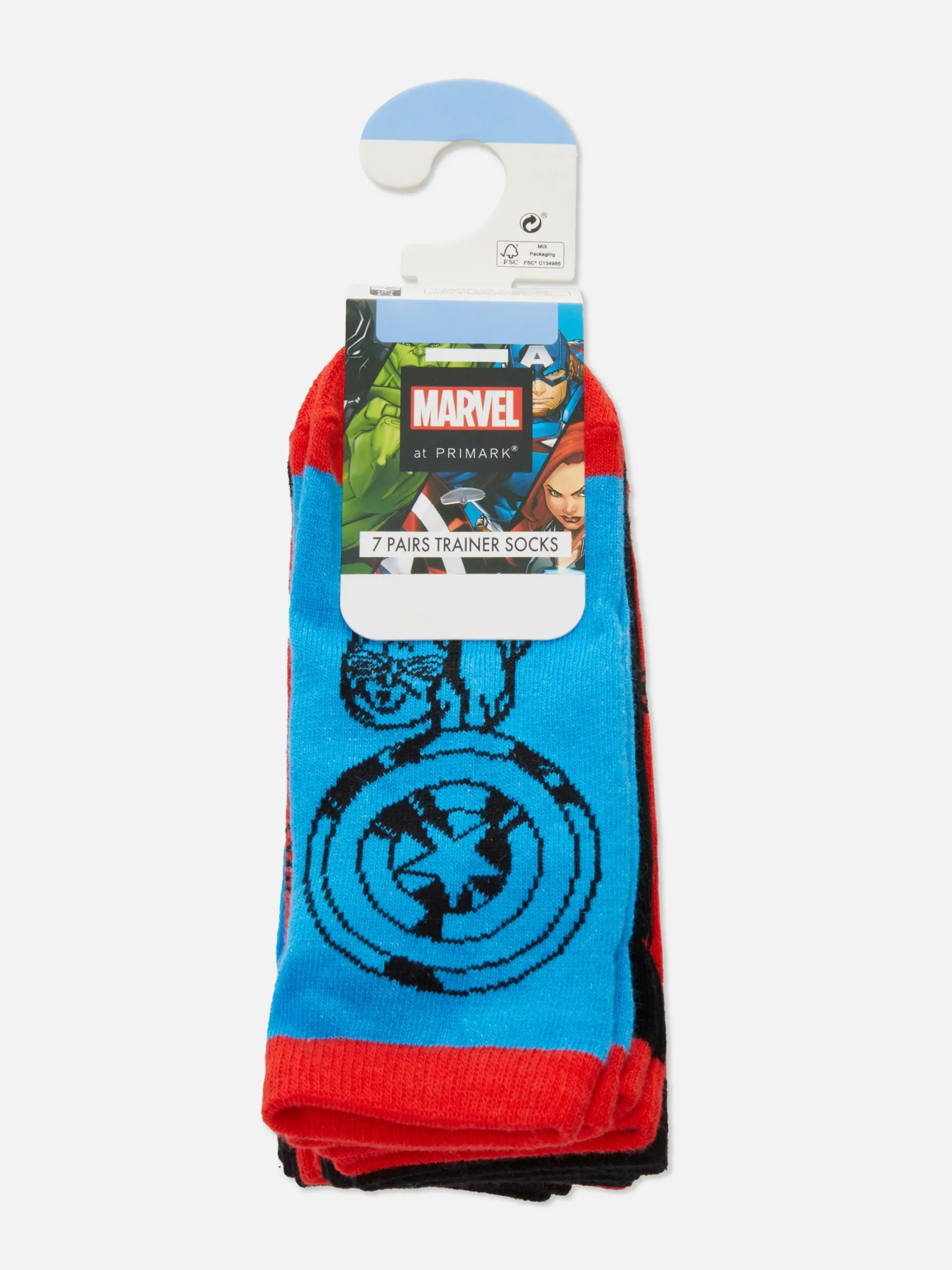 7-Pack Marvel Avengers Sneaker Socks|Primark Hot
