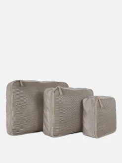3-Pack Mesh Packing Cubes|Primark Discount