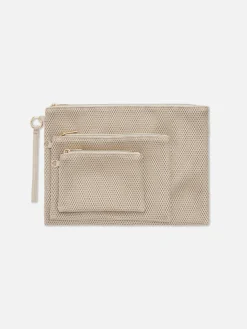 3-Pack Mesh Pouches|Primark