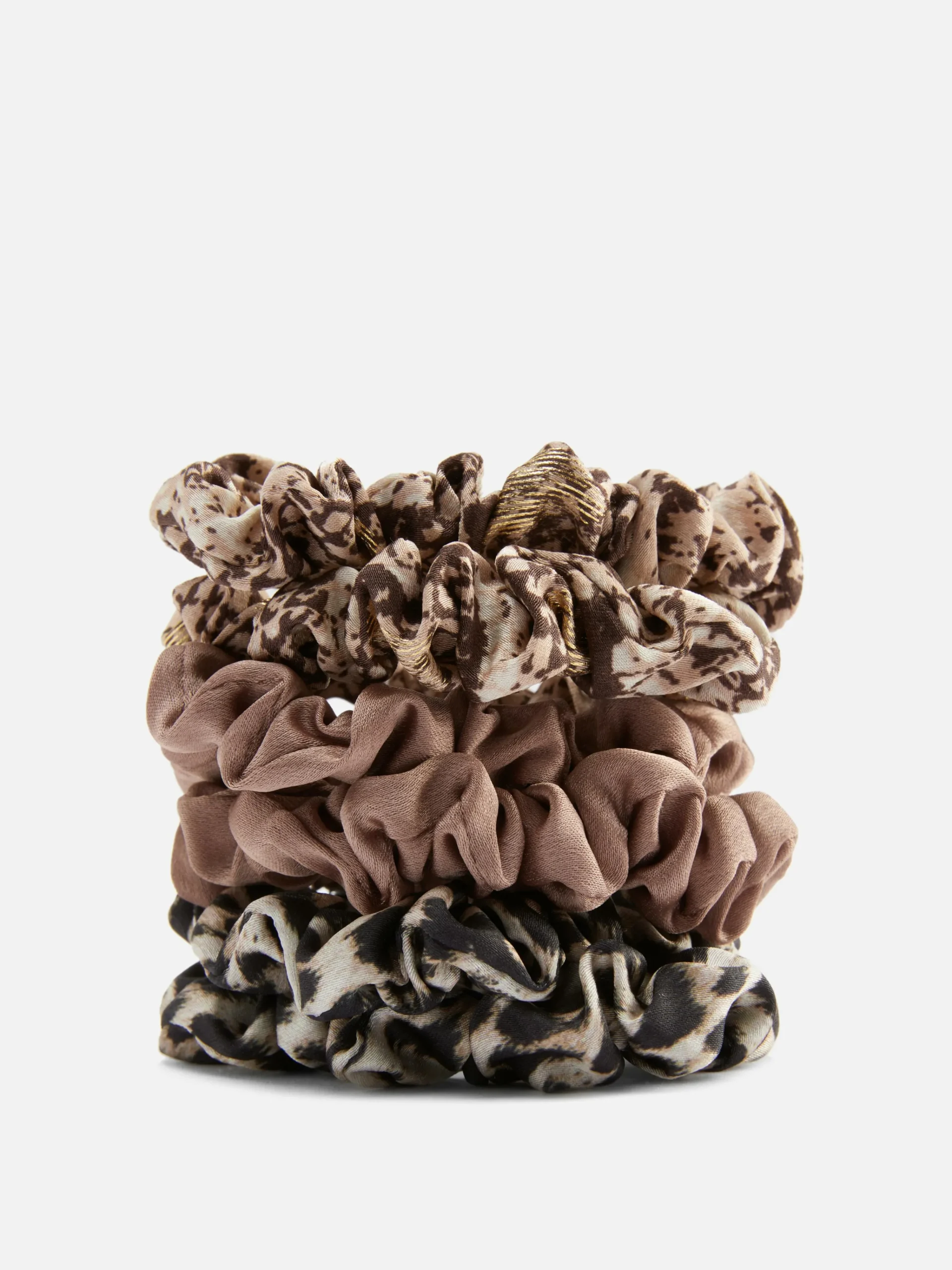 6-Pack Micro Animal Print Scrunchies|Primark Clearance