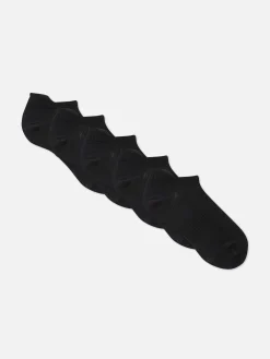 5-Pack Microfiber Sneaker Socks|Primark