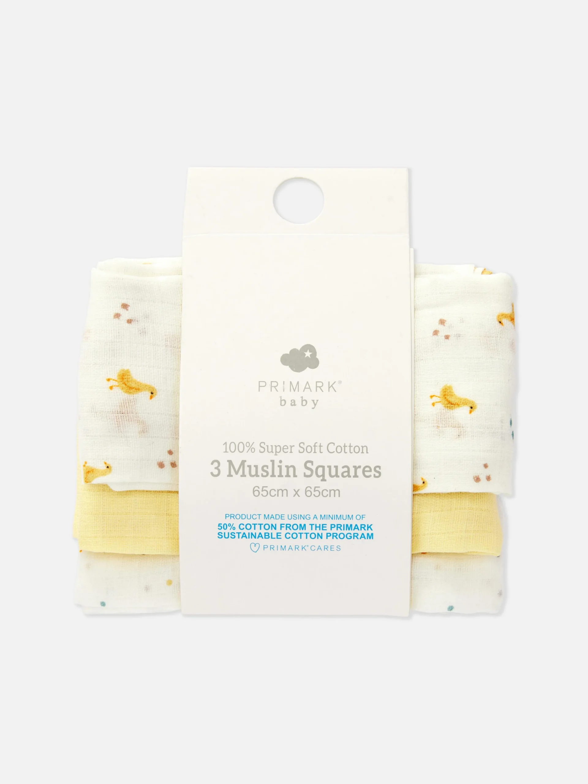 3-Pack Mixed Muslin Squares|Primark Hot