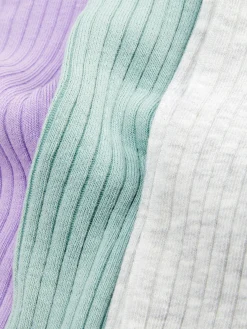 3-Pack Mixed Ribbed Tights|Primark