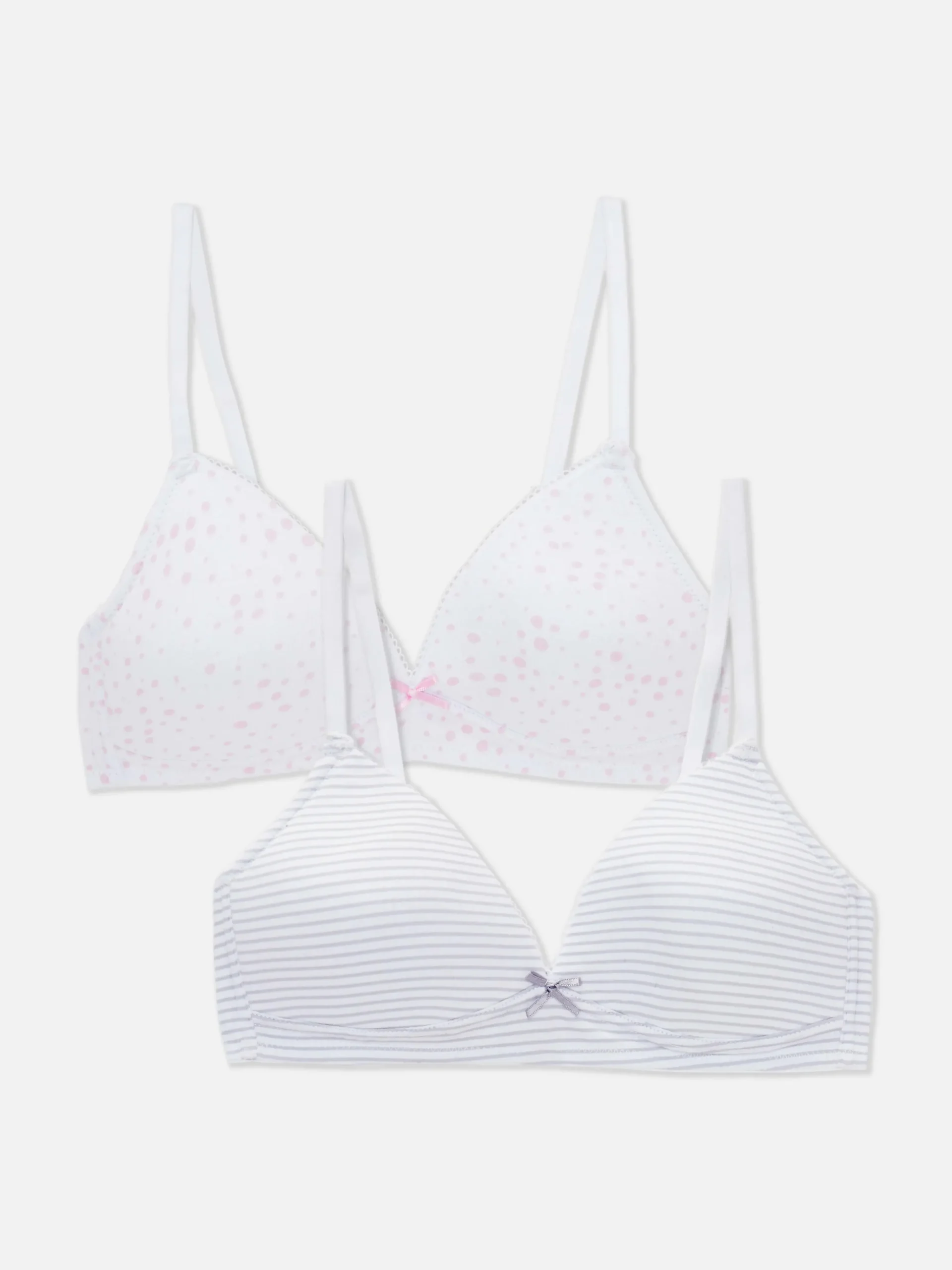 2-Pack Printed Molded Bras|Primark Discount