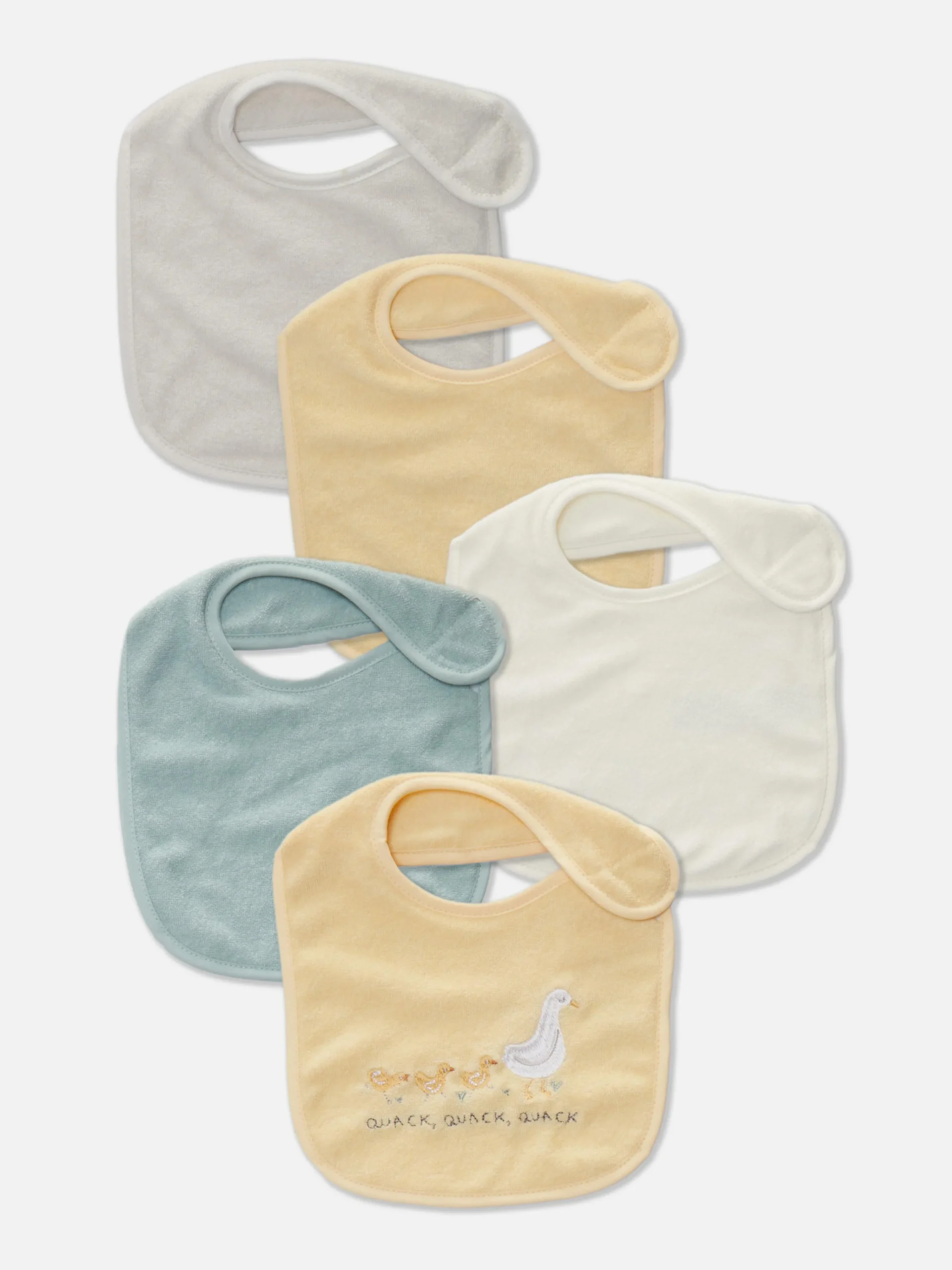 5-Pack Multi Terry Bibs|Primark Sale