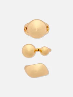 3-Pack Orb Rings|Primark Online