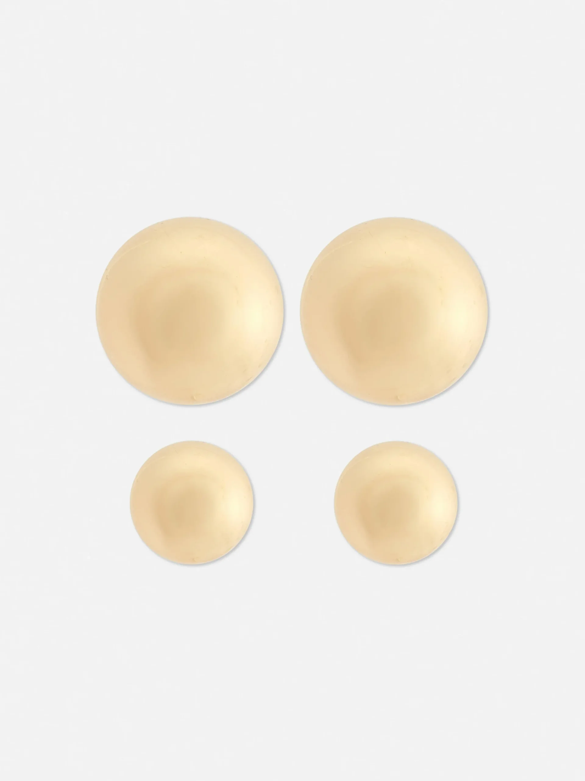 2-Pack Orb Stud Earrings|Primark Hot