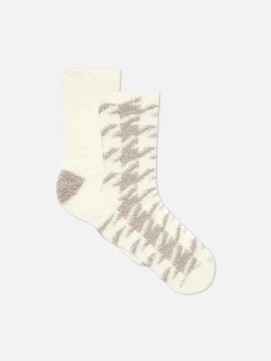 2-Pack Patterned Cozy Socks|Primark New