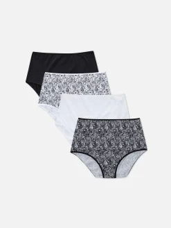 4-Pack Printed Full Briefs|Primark New