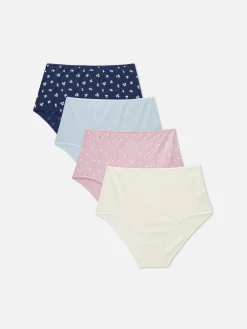 4-Pack Printed Full Briefs|Primark New