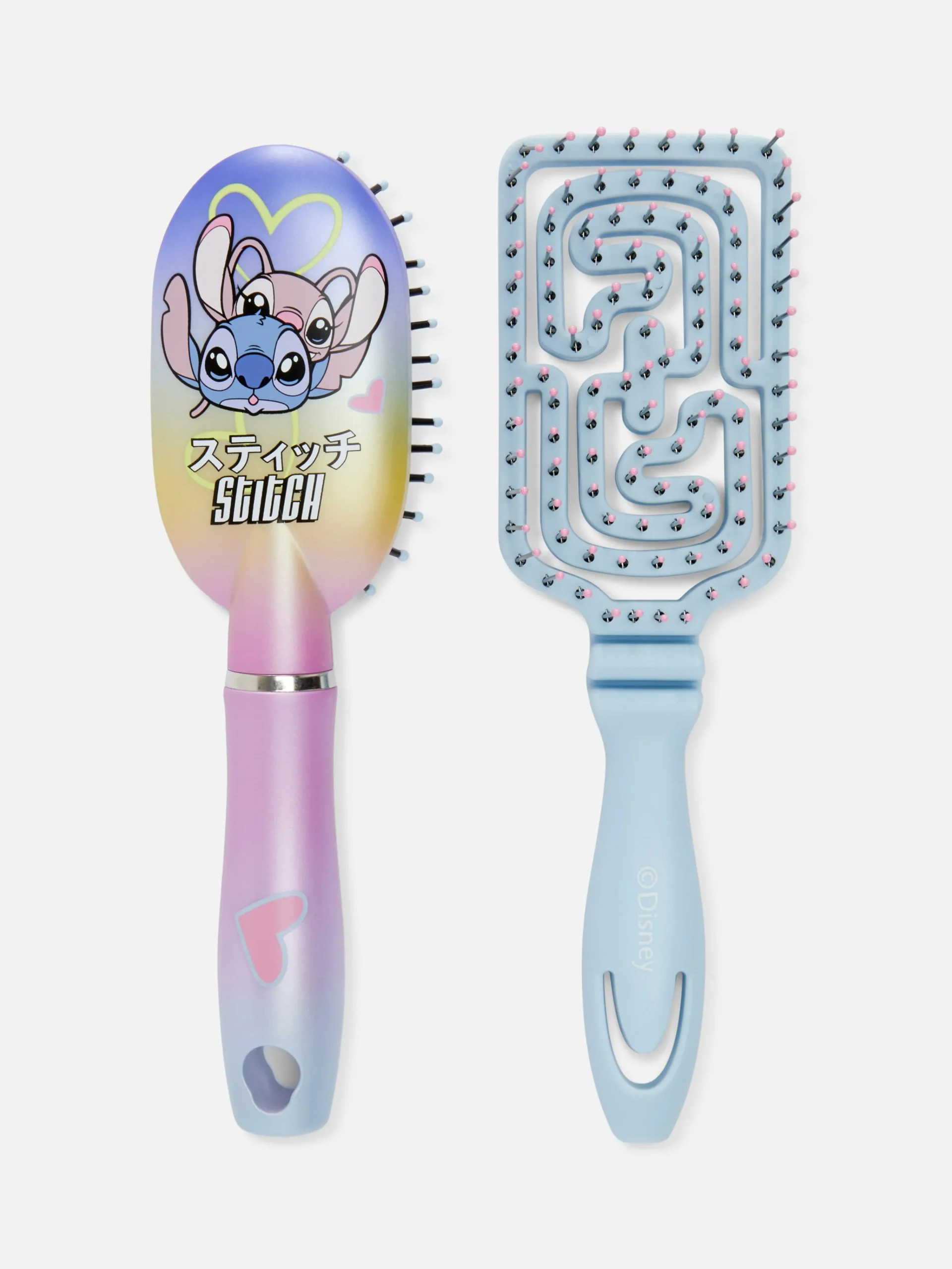 2-Pack PS Mini Disney’s Stitch Hairbrush Set|Primark Outlet