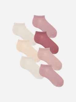7-Pack Ribbed Sneaker Socks|Primark Discount