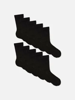 10-Pack Ribbed Sports Socks|Primark Online