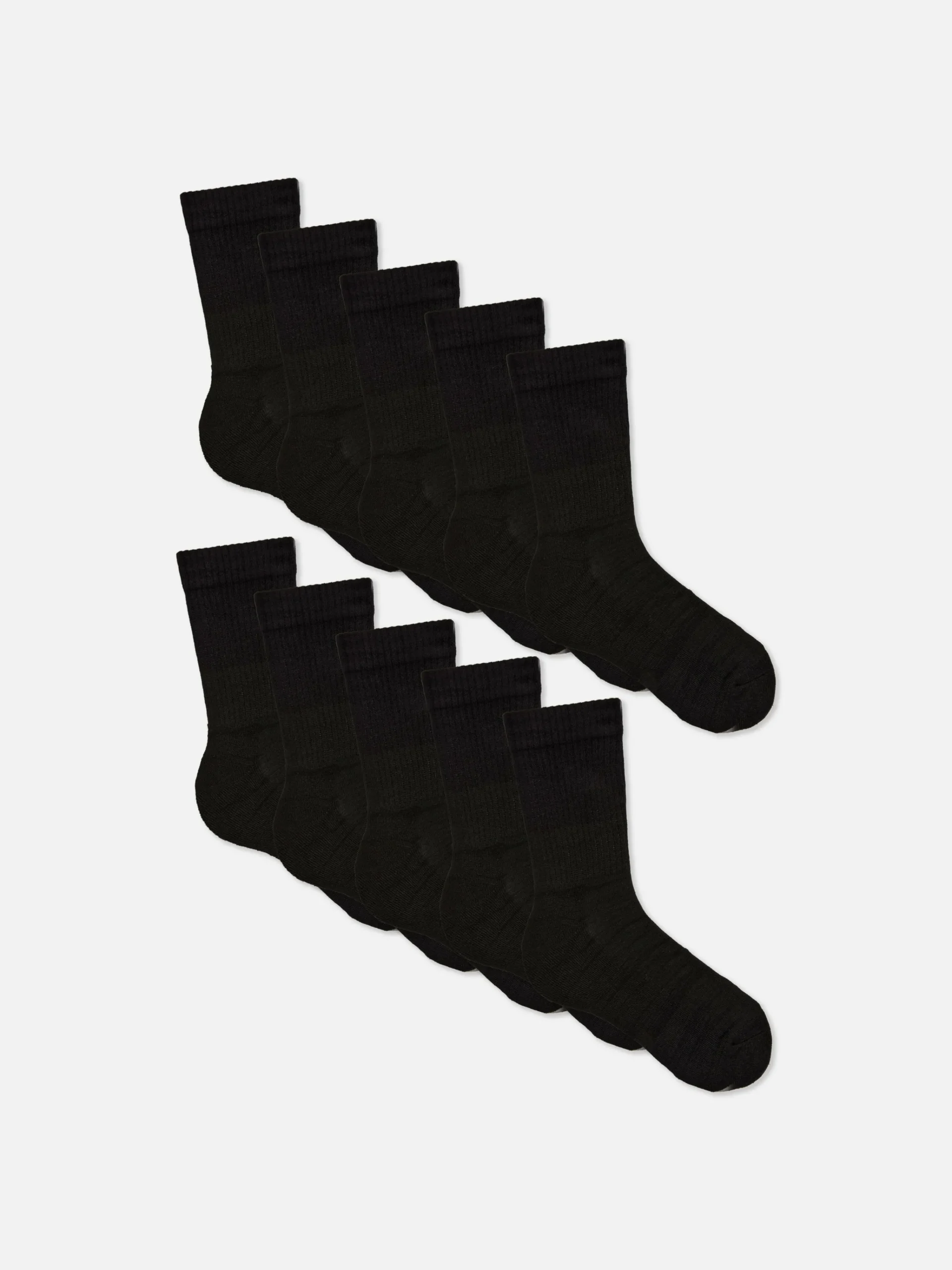 10-Pack Ribbed Sports Socks|Primark Online