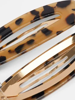 2-Pack Rounded Hair Clips|Primark Sale