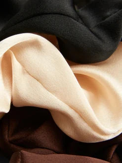 3-Pack Satin Scrunchies|Primark