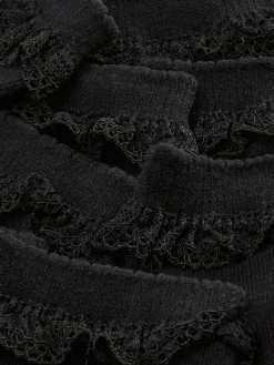 5-Pack Scallop Lace Trim Ankle Socks|Primark Clearance