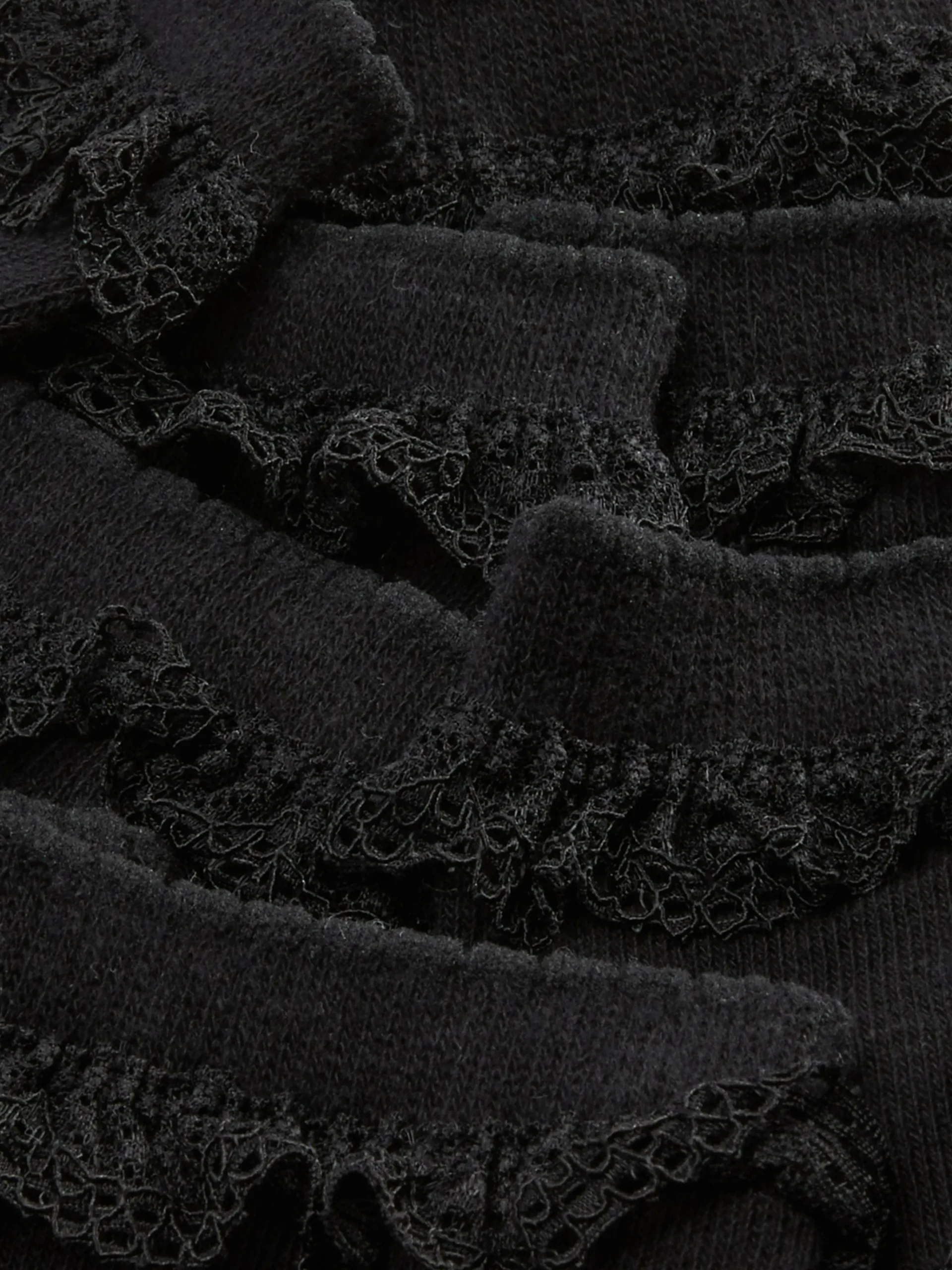 5-Pack Scallop Lace Trim Ankle Socks|Primark Clearance