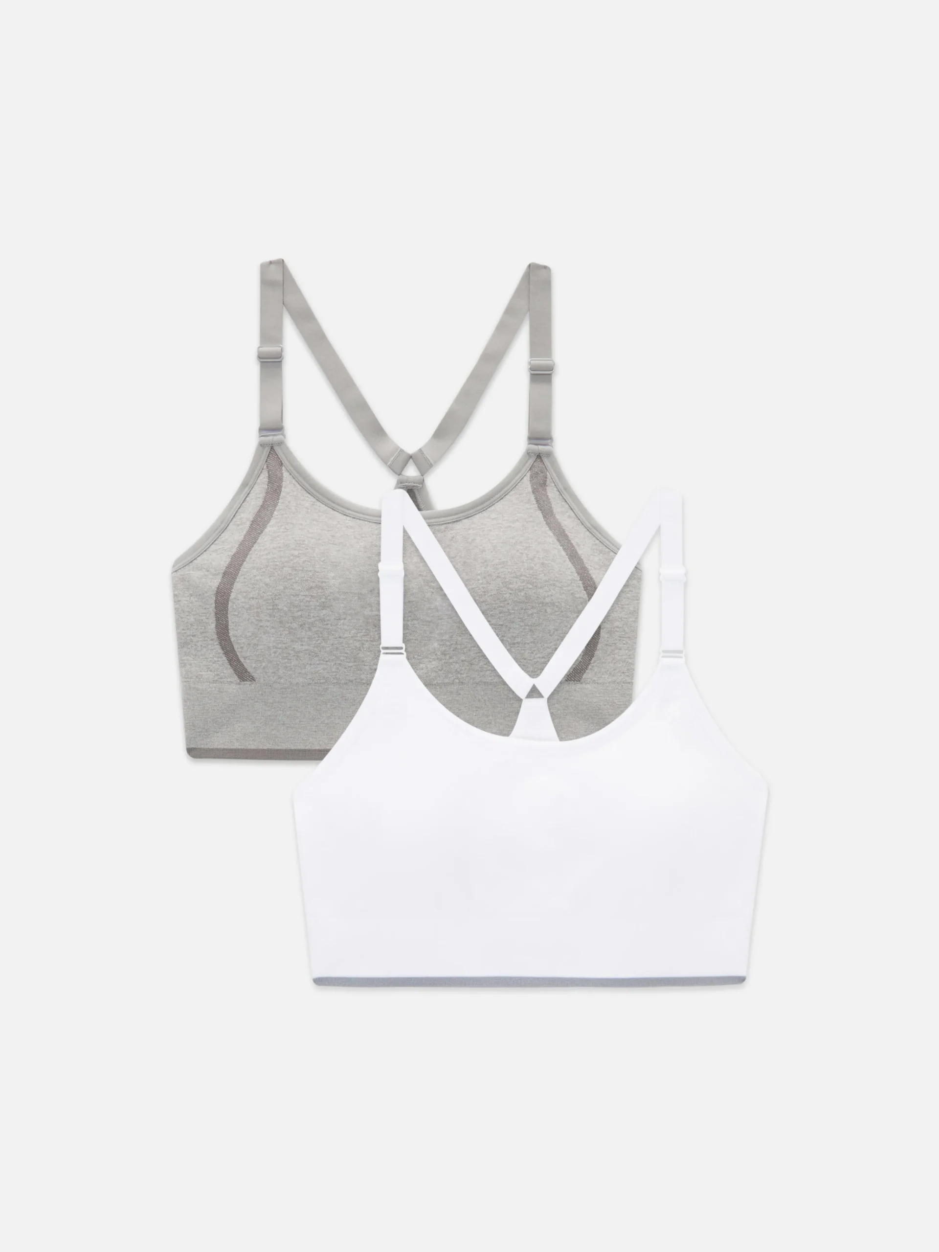 2-Pack Seamless Racerback Sports Bras|Primark Clearance