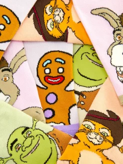 4-Pack Shrek Sneaker Socks|Primark Hot