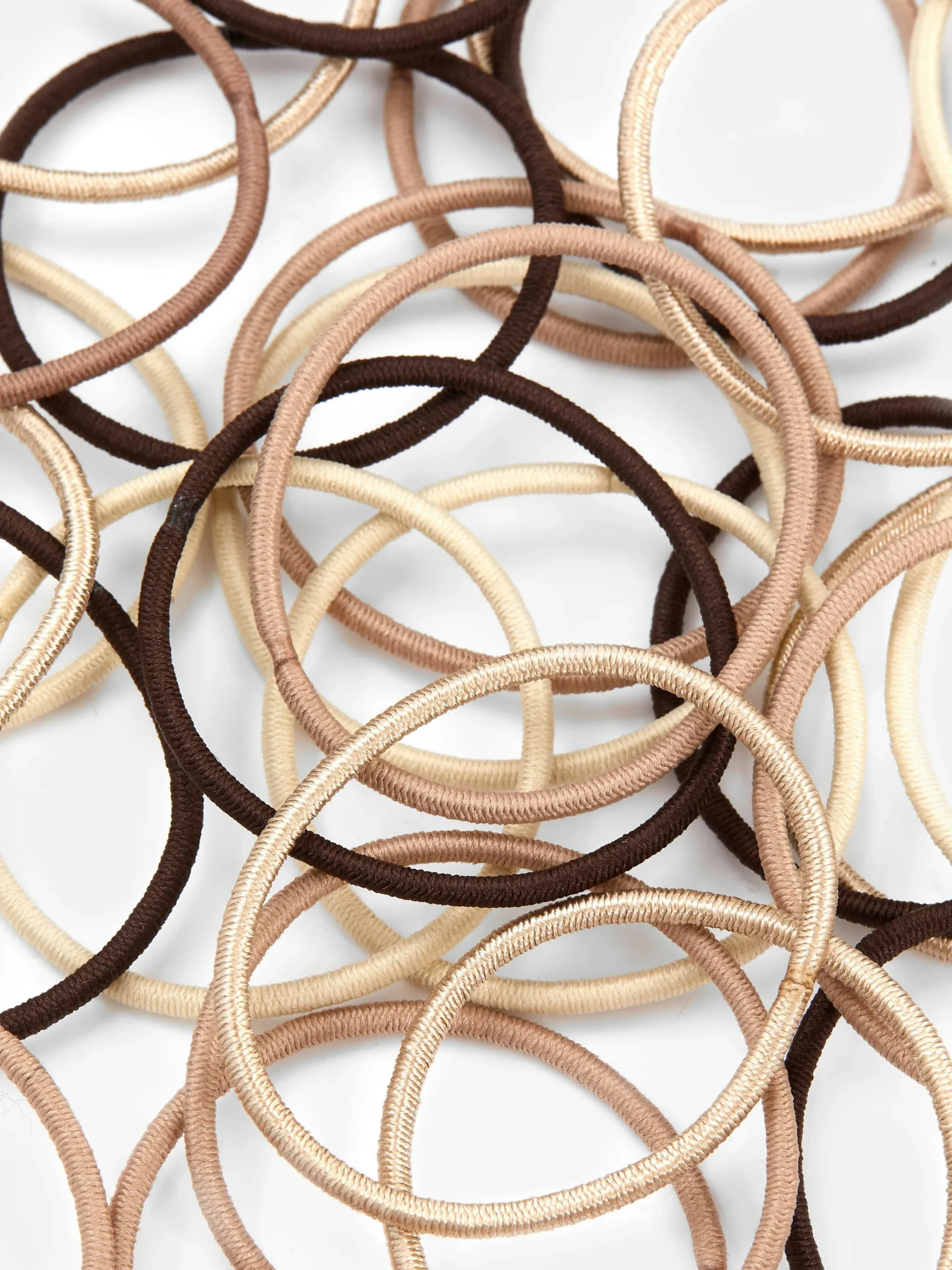 60-Pack Skinny Ponytail Holders|Primark Clearance