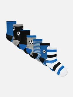 7-Pack Soccer Ankle Socks|Primark Hot