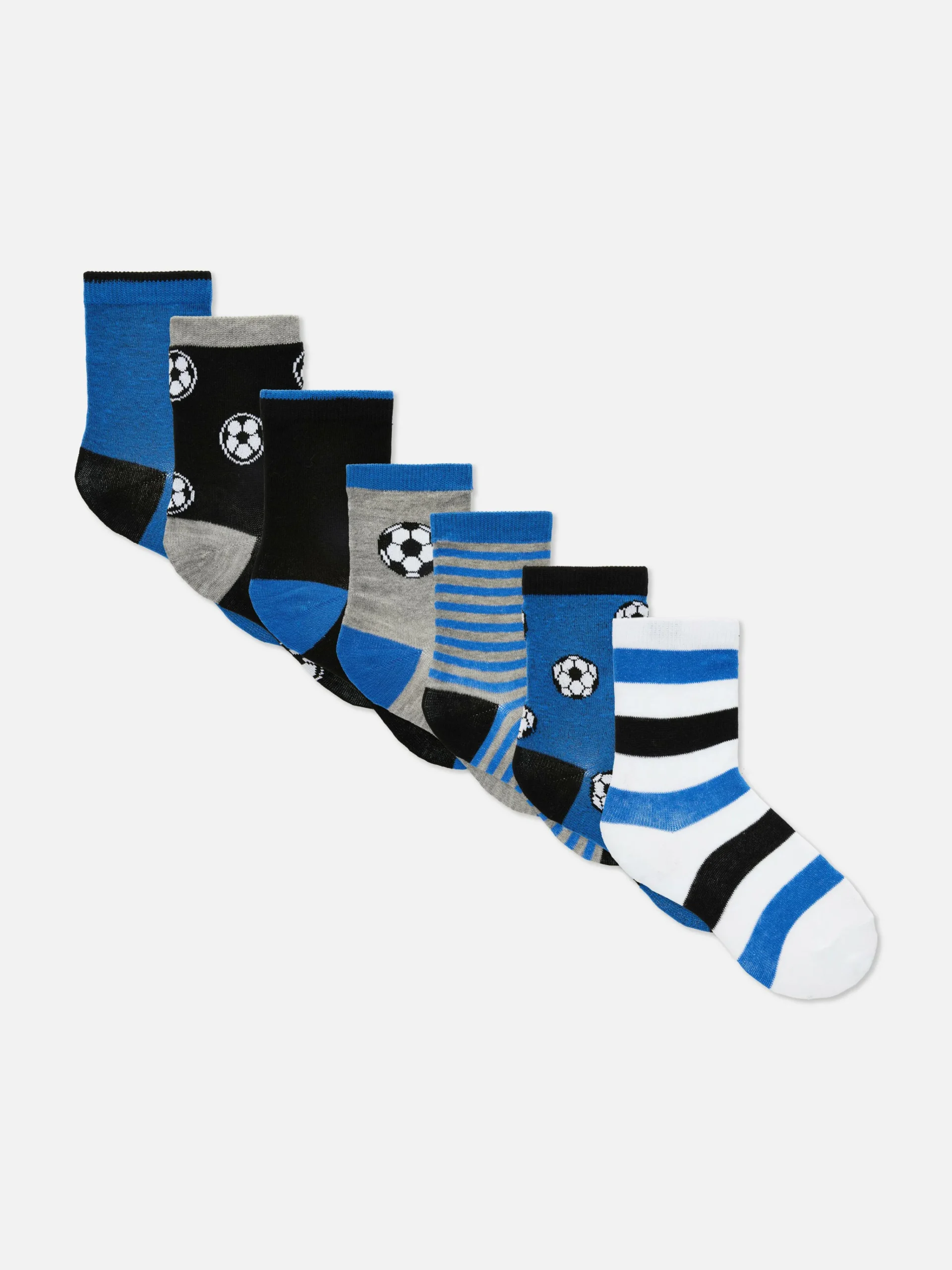 7-Pack Soccer Ankle Socks|Primark Hot