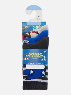 3-Pack Sonic The Hedgehog Socks|Primark Discount