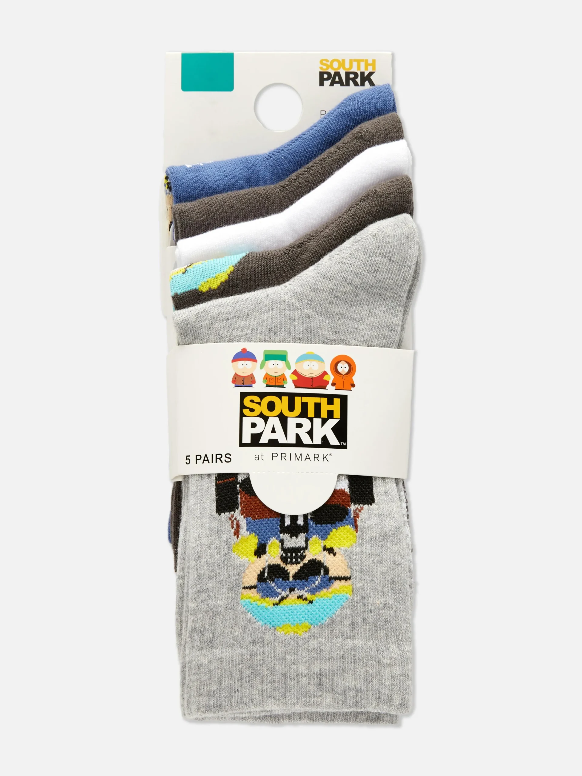 5-Pack South Park Cartman Socks|Primark Discount