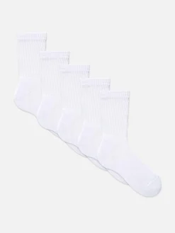 5-Pack Sports Crew Socks|Primark Hot