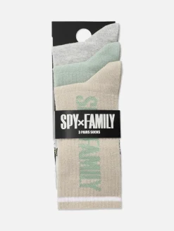 3-Pack Spy X Family Crew Socks|Primark Sale