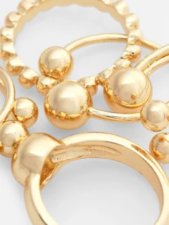 5-Pack Stackable Orb Rings|Primark Discount