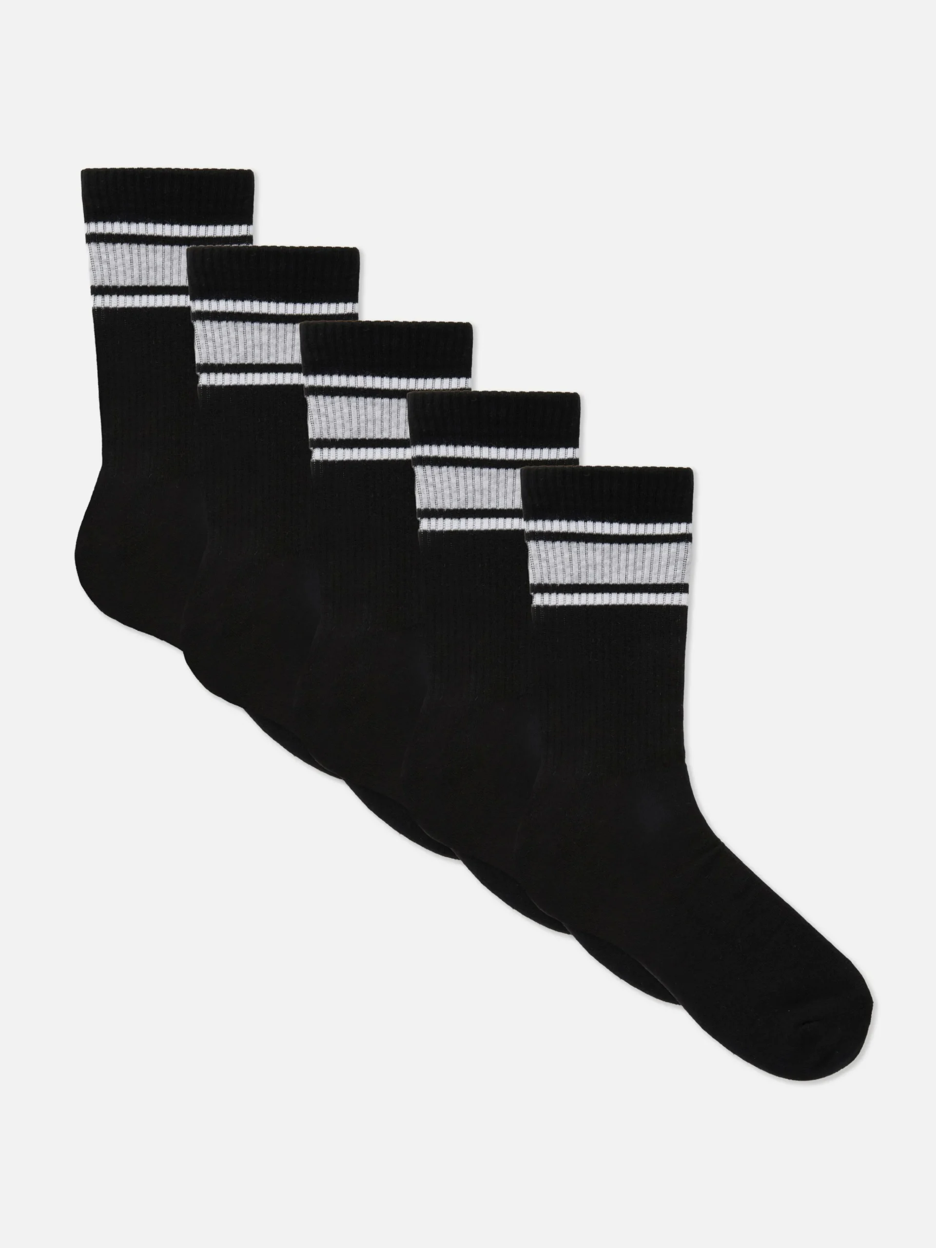 5-Pack Striped Sports Socks|Primark